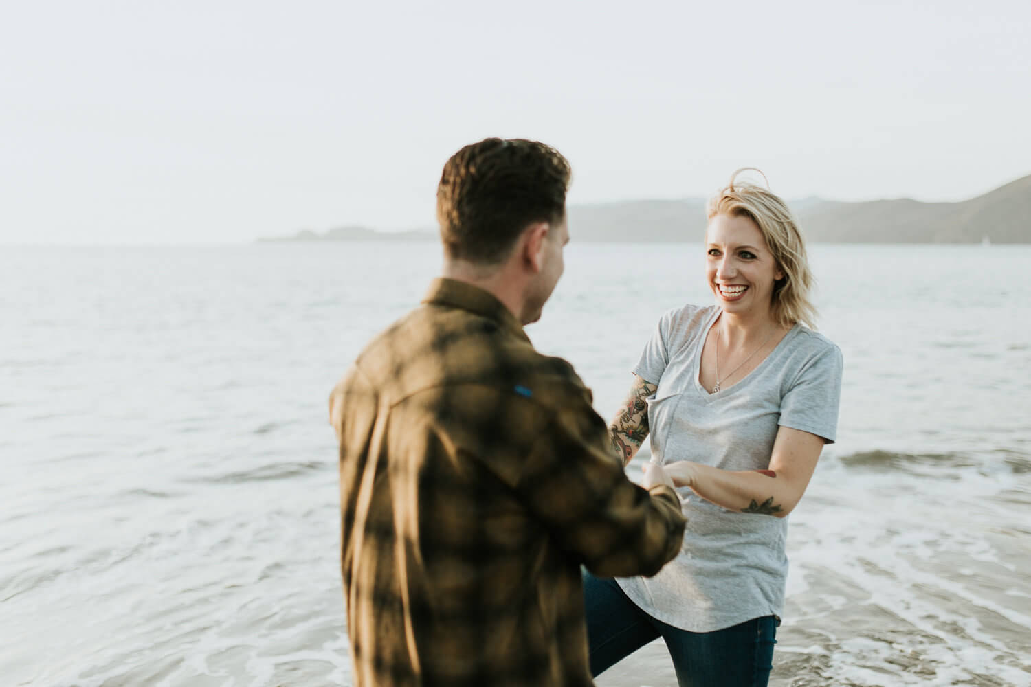 This Baker Beach Engagement shoot was so fun, candid, and natural.