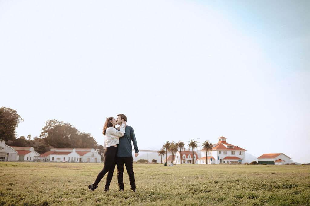 Marie and Nico // Crissy Field Golden Gate Bridge Photography